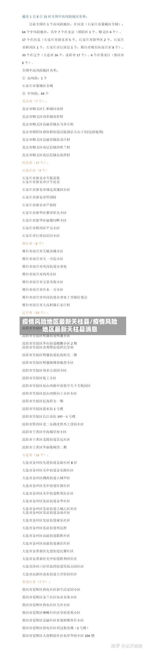 疫情风险地区最新天柱县/疫情风险地区最新天柱县消息