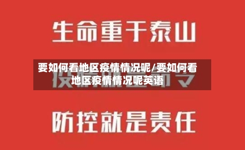 要如何看地区疫情情况呢/要如何看地区疫情情况呢英语